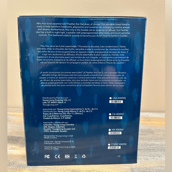 Young Living Kidscents Feather the Owl Kids Ultrasonic Diffuser NIB - Picture 9 of 10